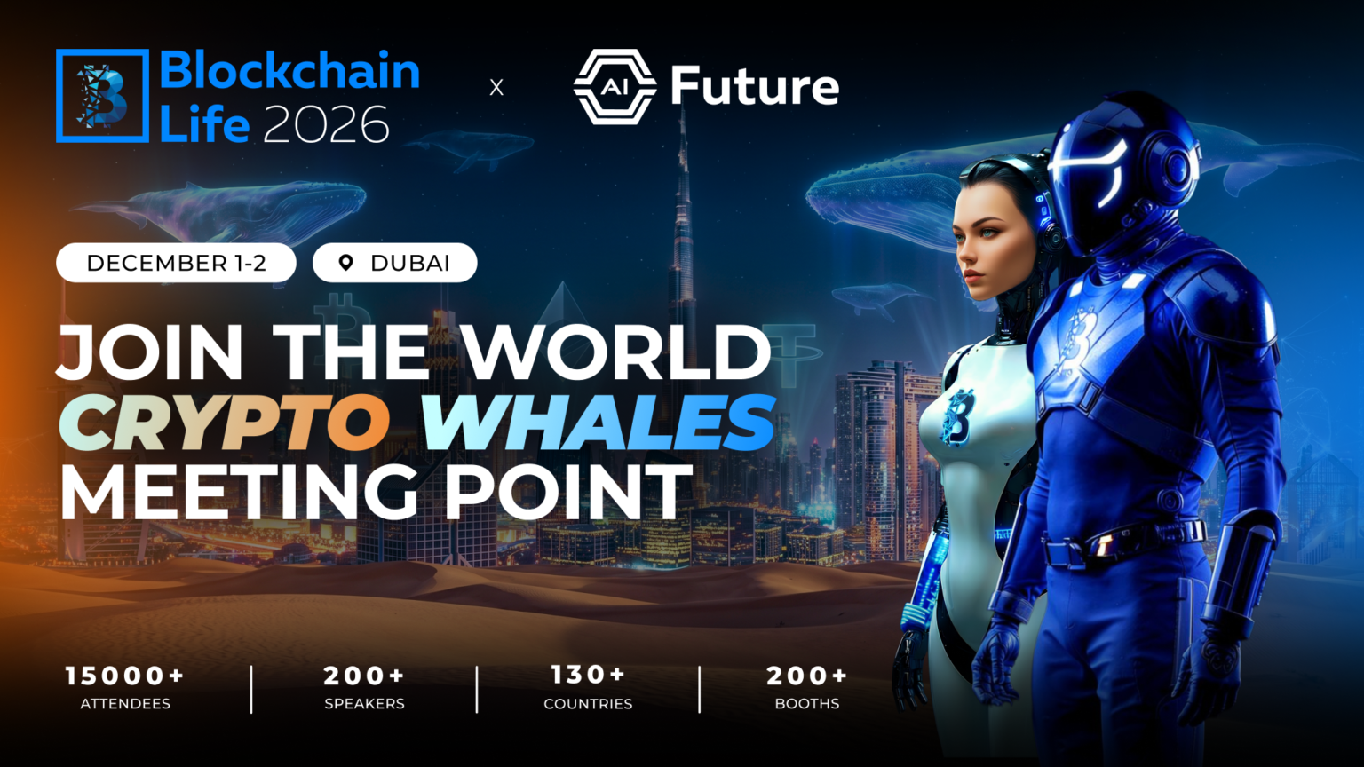 On December 1–2, Blockchain Life 2026 will once again bring the global crypto industry together in Duba